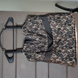 Gold lace Torrid Top, Size 1